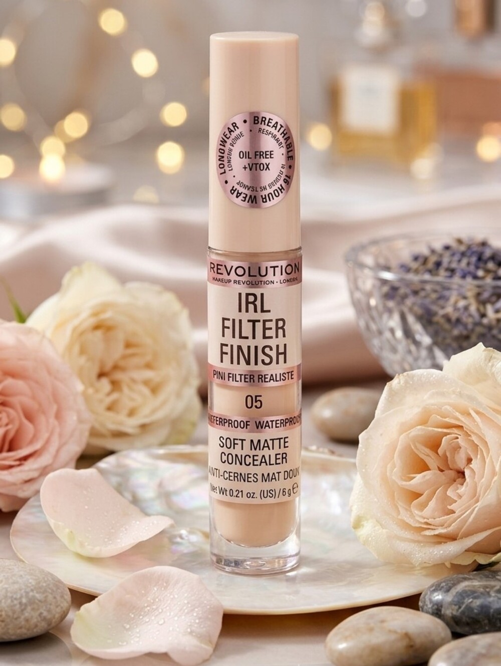 Revolution IRL Filter Finish Soft Matte Concealer In C5 New Sealed In Pkg NWT